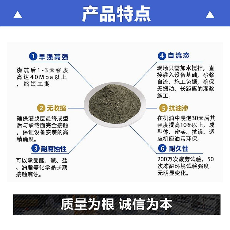 √早強灌漿料的應用領域